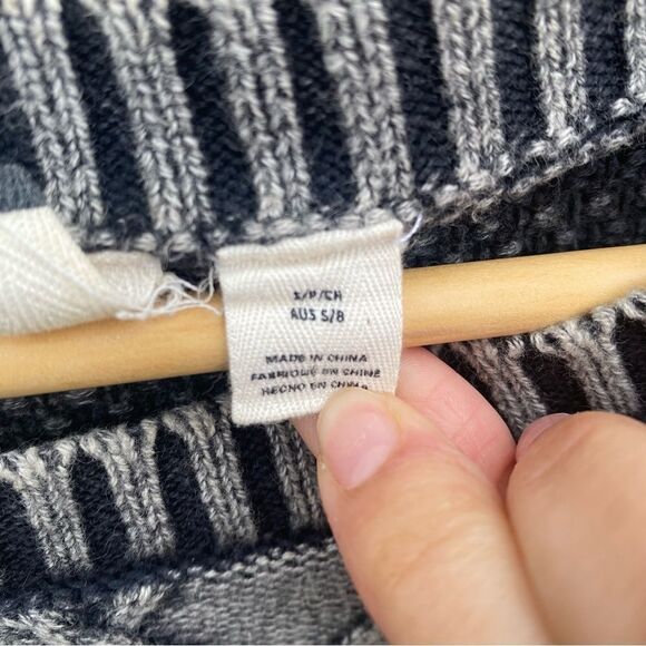 Roxy Snow Day Chunky Knit Gray Sweater Dress - Picture 5 of 8